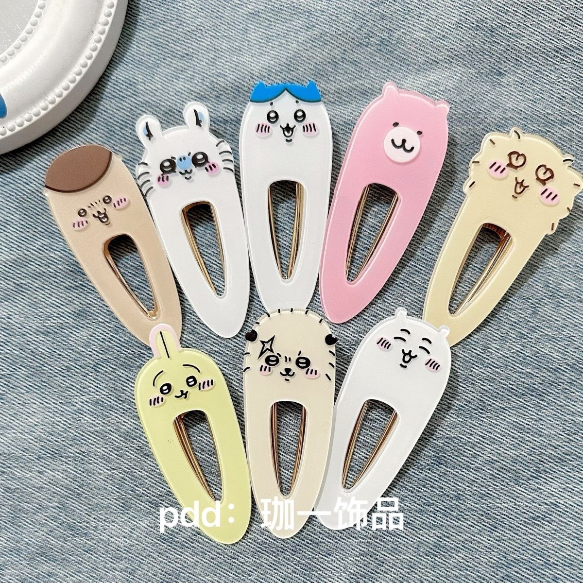 Tech Hair Accessories - Chiikawa Acrylic Duckbill Hair Clips Kawaii