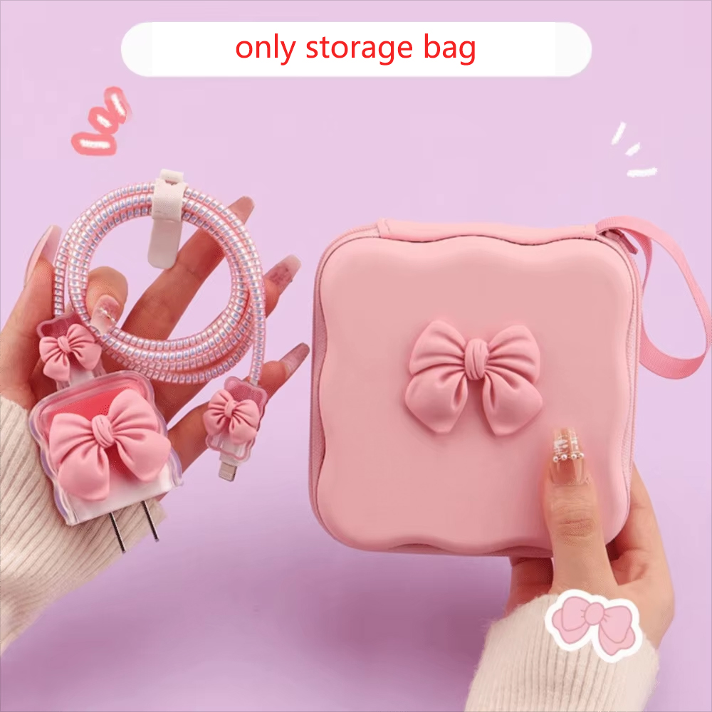 Tech Accessories Kit - Charger Protector Cable Organiser 3D Lovely