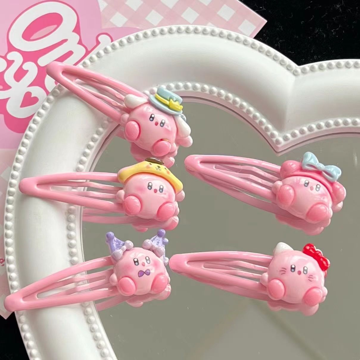 1~10pcs Cute Kirby BB Hair Cli - Tech Hair Accessories ulasan dan harga