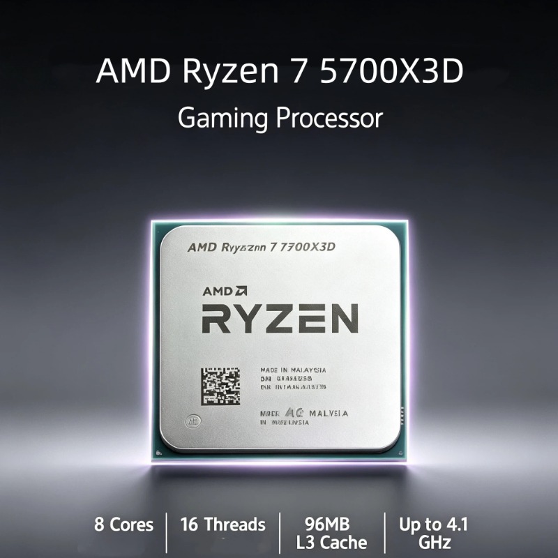 New AMD Ryzen 7 5700X3D R7 570 - Amd Cpu Ryzen 7 ulasan dan harga