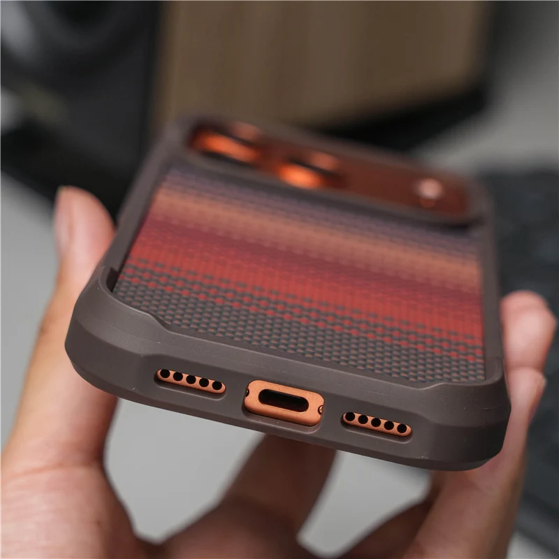 Original Geometric Tech Woven  - Tech Accessories Hard Case ulasan dan harga