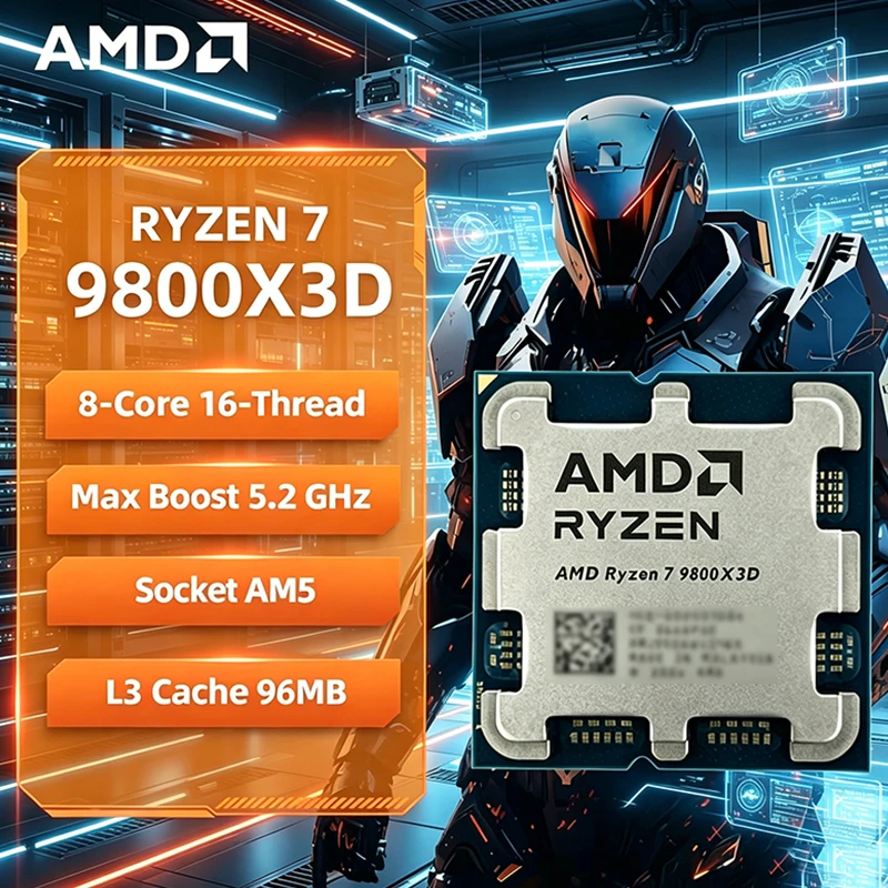 AMD Ryzen 7 9800X3D Game CPU U - Amd Cpu Ryzen 7 ulasan dan harga