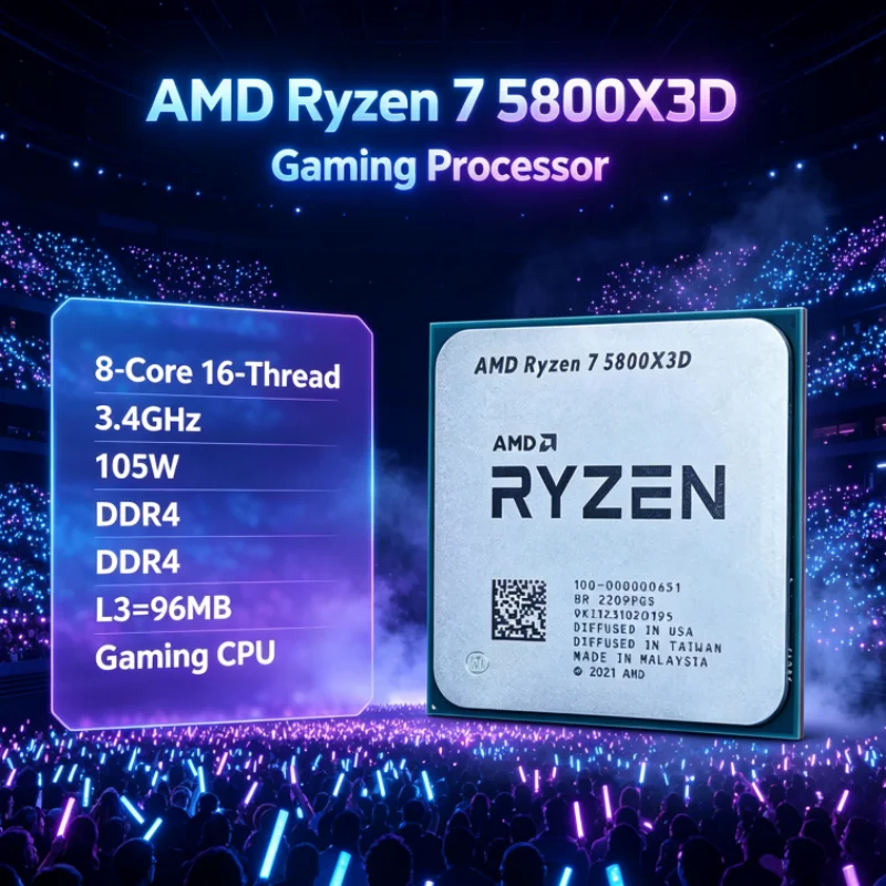 AMD R7 5800X3D 96 MB Gaming Pr - Amd Cpu Ryzen 7 ulasan dan harga