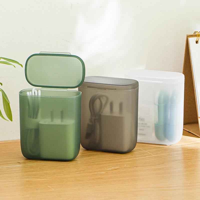 Data Cable Storage Box Earphon - Tech Accessories For Desk ulasan dan harga