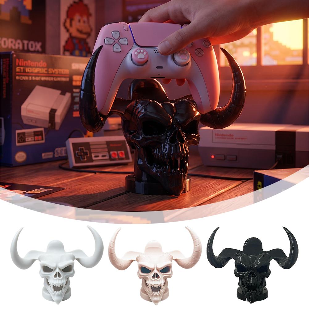 Unique Devil Skull Horn Contro - Tech Accessories For Desk ulasan dan harga