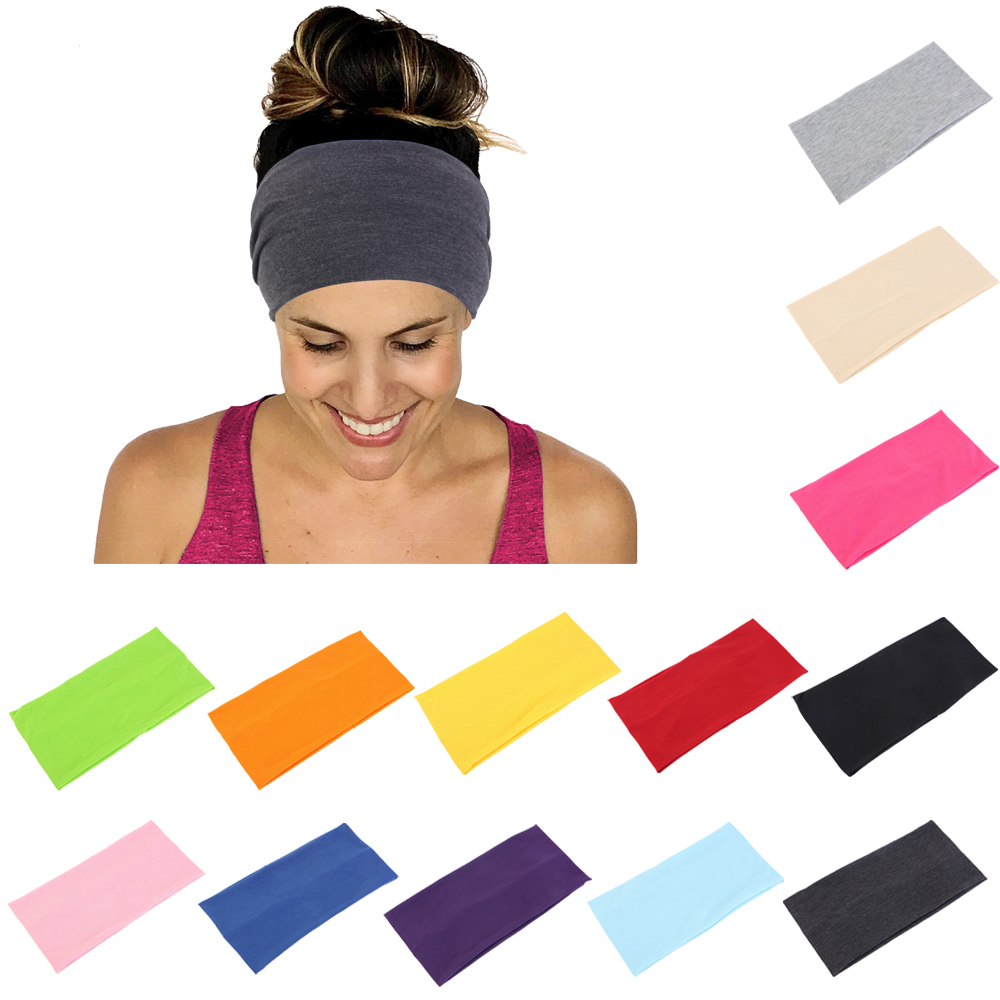 Solid Color Unisex Headband El - Tech Accessories ulasan dan harga