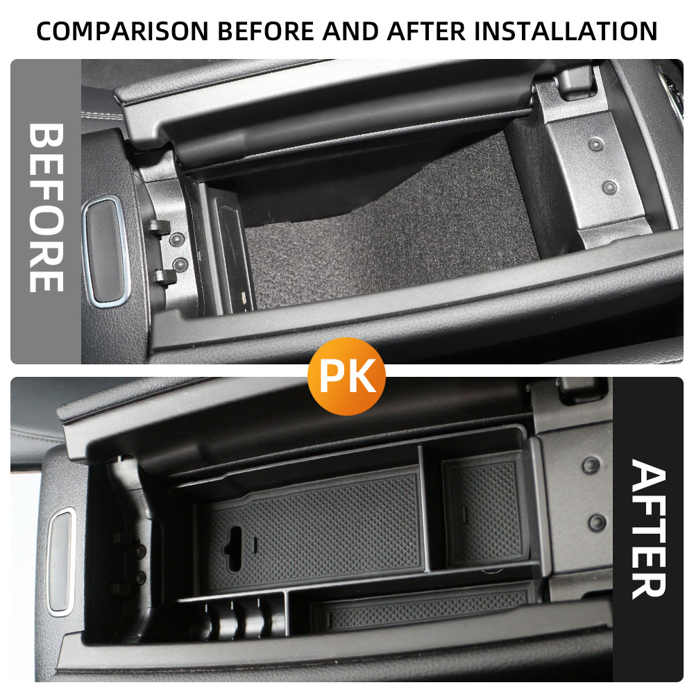 Car Armrest Storage Box Tray f - Tech Car Accessories ulasan dan harga